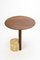 Medieval Wood and Roman Travertine Modern End Table, Image 7