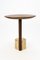 Medieval Wood and Roman Travertine Modern End Table, Image 8