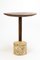Medieval Wood and Roman Travertine Modern End Table, Image 12