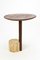 Medieval Wood and Roman Travertine Modern End Table, Image 6
