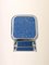 Blaues Scaletto aus Metall, 1960er 5
