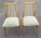 Wooden Dining Room Chairs with Sprout Back, 1950s, Set of 2 1