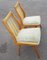 Wooden Dining Room Chairs with Sprout Back, 1950s, Set of 2 3