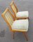 Wooden Dining Room Chairs with Sprout Back, 1950s, Set of 2, Image 3