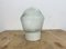 Vintage White Porcelain Ceiling Light with Frosted Glass, 1970s 2