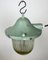 Industrial Bunker Light in Green from Polam Gdansk, 1960s 8