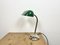 Lámpara de banco vintage de esmalte verde, años 50, Imagen 2