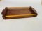 Small Art Deco Platter in Wood, Brown and Beige Color, France, 1940s, Image 7
