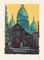 Unknown, Basilica of the Sacred Heart of Paris, Oil Painting, 20th Century 1