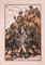 Georges Bruyer, La migración, Grabado en madera, Principios del siglo XX, Imagen 1