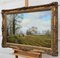 James Wright, English Countryside with Horses, 1990, Oil Painting, Framed, Image 11