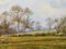 James Wright, English Countryside with Horses, 1990, Oil Painting, Framed 6