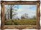 James Wright, English Countryside with Horses, 1990, Oil Painting, Framed 13