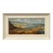 Charles Wyatt Warren, Impasto Coastal Harbour Scene with Mountains in Wales, Mid-20th Century, Oil, Framed 1