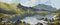 Charles Wyatt Warren, Impasto Mountain Lake Landscape, Peinture à l'Huile, 20ème Siècle, Encadré 8