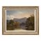 Alfred De Breanski Snr, Tree-Lined River Landscape in the Scottish Highlands, 19th Century, Oil Painting, Framed 1