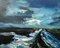 Colin Halliday, paisaje del distrito de los picos, Inglaterra, 2011, pintura al óleo original, enmarcado, Imagen 6