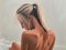 Mark Clark, Nudo femminile seduto, 2000, Olio, Incorniciato, Immagine 9