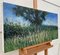Colin Halliday, Summer Meadow Landscape with Tree, Impasto Oil Painting, 2012, Framed, Image 3