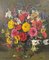 John Whitlock Codner RWA, Still Life Flowers in Glass Vase, Oil Painting, 1977, Incorniciato, Immagine 8