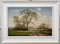 Peter Symonds, Rural Winter Scene with Oak Trees in England, 1995, Olio, Incorniciato, Immagine 3
