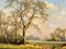 Peter Symonds, Rural Winter Scene with Oak Trees in England, 1995, Olio, Incorniciato, Immagine 4