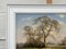 Peter Symonds, Rural Winter Scene with Oak Trees in England, 1995, Oil, Framed 10