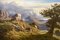 Peter Coulthard, Paesaggio di montagna con cane da pastore e pastore a Lake District, Inghilterra, 1995, Olio su tela, Con cornice, Immagine 5