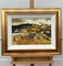Desmond Kinney, Landscape of Horses in Cornfield in Warm Colours, 1995, Painting, Framed 5