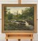Tobias Everet Spence, paisaje de bosque fluvial, siglo XX, pintura al óleo, enmarcado, Imagen 9