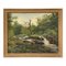 Tobias Everet Spence, Paesaggio forestale fluviale, XX secolo, Dipinto ad olio, Incorniciato, Immagine 1