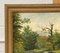 Tobias Everet Spence, paisaje de bosque fluvial, siglo XX, pintura al óleo, enmarcado, Imagen 8