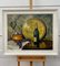 William Henry Burns, Champagne Bottle with Grapes, Oil Painting, 1985, Framed 6