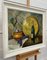 William Henry Burns, Champagne Bottle with Grapes, Oil Painting, 1985, Framed 2