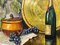 William Henry Burns, Champagne Bottle with Grapes, Oil Painting, 1985, Framed, Image 10