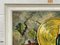 William Henry Burns, Champagne Bottle with Grapes, Oil Painting, 1985, Framed 4