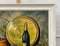 William Henry Burns, Champagne Bottle with Grapes, Oil Painting, 1985, Framed 3