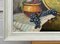 William Henry Burns, Champagne Bottle with Grapes, Oil Painting, 1985, Framed 9