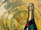 William Henry Burns, Botella de champán con uvas, Pintura al óleo, 1985, Enmarcado, Imagen 12