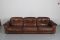 Mid-Century DS101 Brown Leather Three-Seater Sofa from de Sede 1