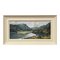 Charles Wyatt Warren, Impasto River Mountain Scene en Gales, de mediados del siglo XX, óleo, enmarcado, Imagen 1