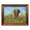 Mark Whittaker, Elephant in the Wild, 1997, Olio originale, Incorniciato, Immagine 1