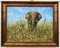 Mark Whittaker, Elephant in the Wild, 1997, Olio originale, Incorniciato, Immagine 3