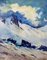 Roland AD Inman, Blue & White Mourne Mountains, 2000, Öl 5