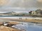 Frank Fitzsimons, Ireland Seascape with Boats & Figures, 1985, Oil, Framed, Image 6