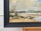 Frank Fitzsimons, Ireland Seascape with Boats & Figures, 1985, Oil, Framed, Image 7