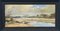 Frank Fitzsimons, Ireland Seascape with Boats & Figures, 1985, Oil, Framed 12