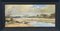 Frank Fitzsimons, Ireland Seascape with Boats & Figures, 1985, Oil, Framed, Image 12