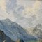 Charles Wyatt Warren, Impasto River Mountain Scene in Wales, Mid-20th Century, Oil Painting, Framed 5