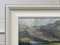 Charles Wyatt Warren, Impasto Mountain Lake Landscape, Mid-20th Century, Oil Painting, Framed 12